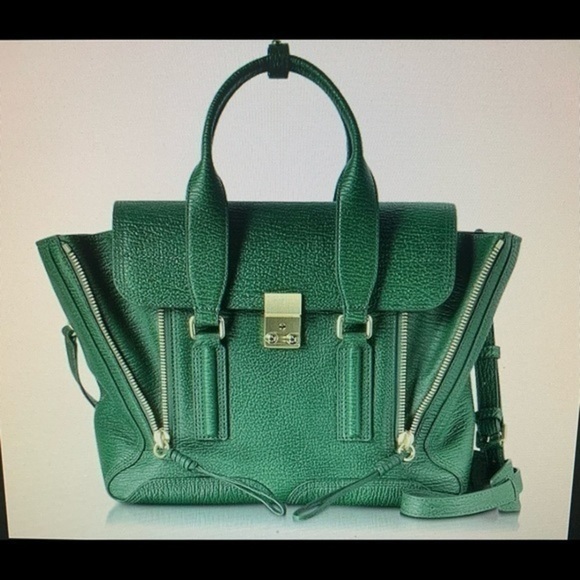 3.1 Phillip Lim Pashli Green Medium Satchel Bag - Picture 5 of 5